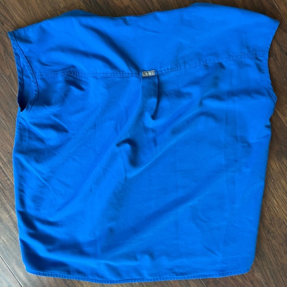 Figs Royal Blue Rafaela Top - Picture 3 of 3